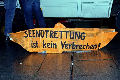 Stoppt das Sterben im Mittelmeer Sea Watch 3, Professor Albrecht Penck, Europa, Deutschland, Malta, Italien, Mittelmeer, Flüchtlinge
