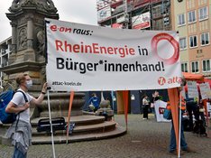 Privatisierung, Rheinenergie, Köln, Demo, Protest, Attac