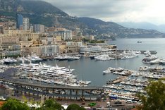 Blick auf das Zentrum von Monaco